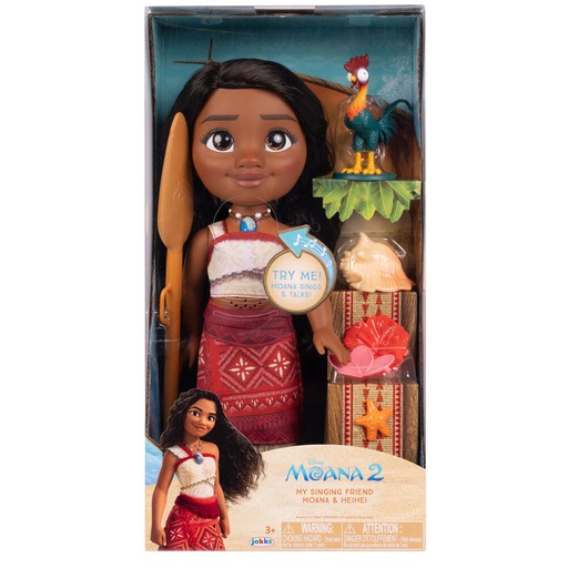 [0192995237599] Muñeca Vaiana Moana 2 Disney 38cm sonido