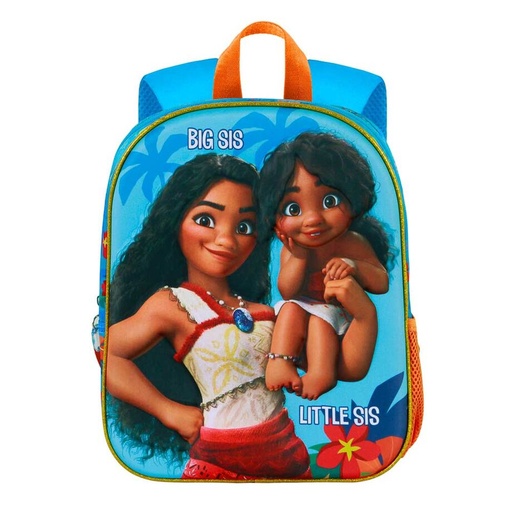 [8445118076653] Mochila 3D Sisters Vaiana Moana Disney 31cm