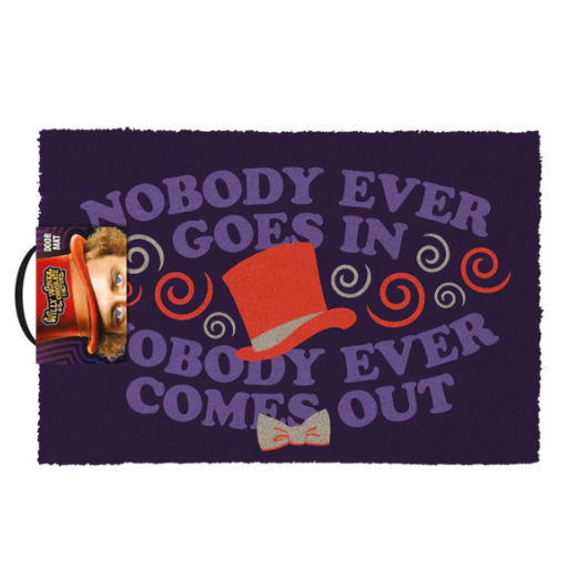[5050293859699] Felpudo Nobody Ever Goes In Willy Wonka