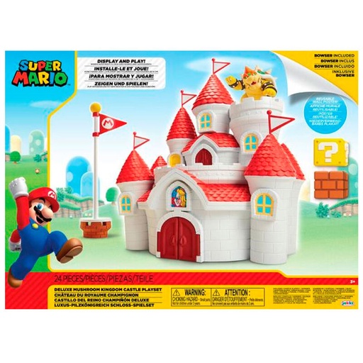 [39897585413] Playset Mushroom Kingdom Castle Mario Bros Nintendo