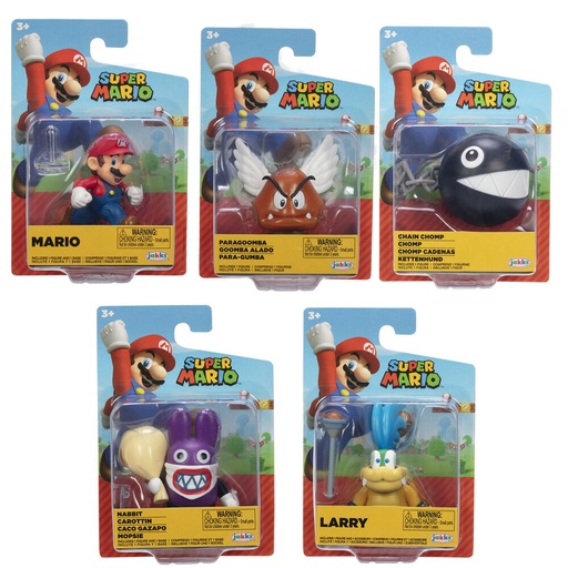 [192995409996] Figura Super Mario Super Mario Nintendo 6cm surtido