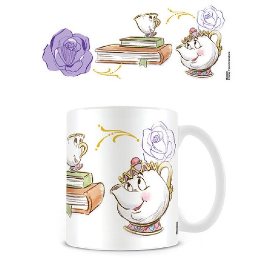 [5050574246293] Taza Chip y Mrs Potts La Bella y La Bestia Disney 315ml