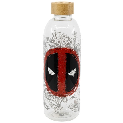 [8412497119592] Botella cristal Deadpool Marvel 1030ml