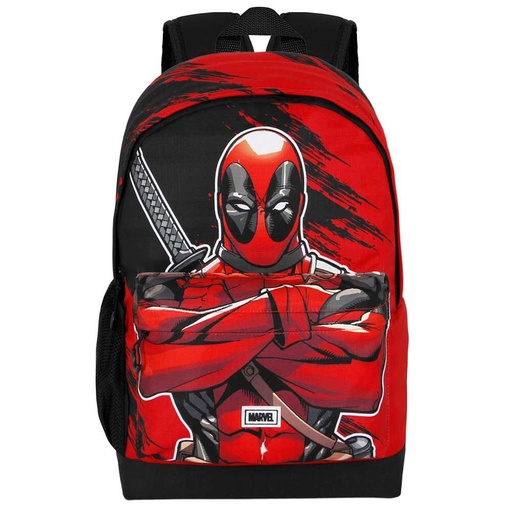 [8445118065046] Mochila Plus Bad Deadpool Marvel 43cm adaptable