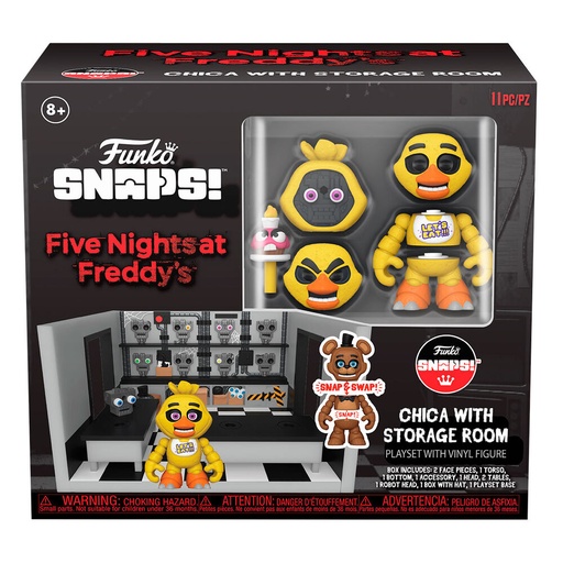 [889698649223] Figura playset Snaps! Five Nights at Freddys Chica with Storage Room