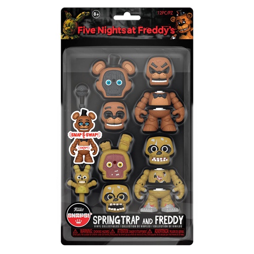 [889698649247] Blister 2 figuras Snaps! Five Nights at Freddys Springtrap and Freddy