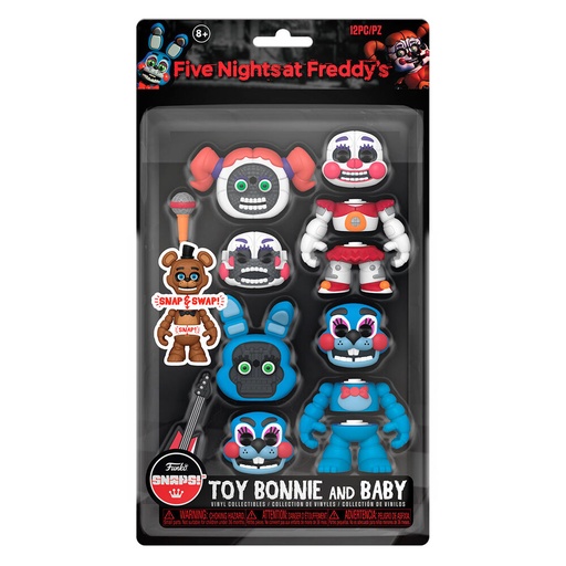 [889698649254] Blister 2 figuras Snaps! Five Nights at Freddys Toy Bonnie and Baby