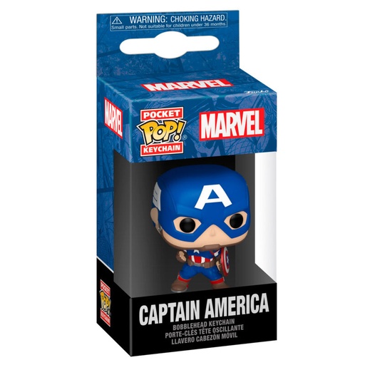 [889698824927] Llavero Pocket POP Marvel Capitan America Classics