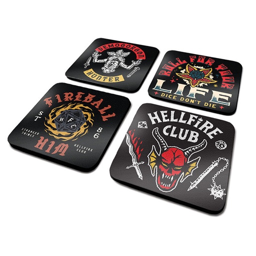 [5050574024150] Posavasos Helfire Club Stranger Things 10cm