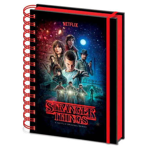 [5051265727763] Cuaderno A5 Poster Stranger Things
