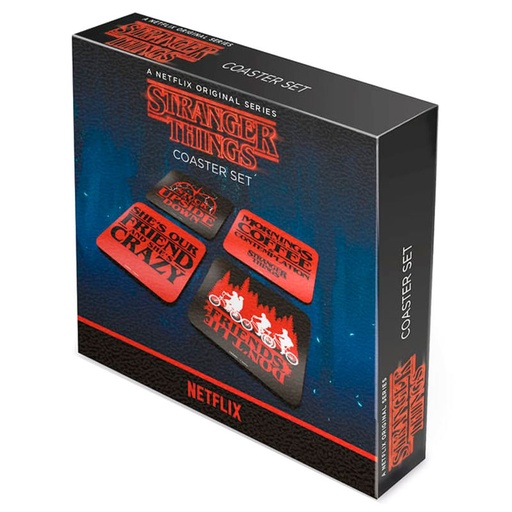 [5051265994752] Set 4 posavasos Stranger Things