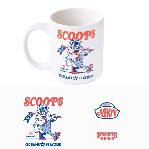 [8435497294106] Taza Scoops Ahoy Stranger Things 350ml
