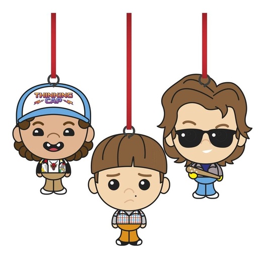 [8435497297572] Set 3 Adornos Navidad Stranger things