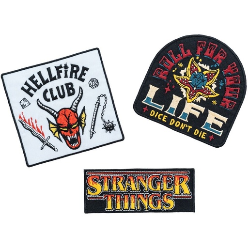 [8435497297626] Set 3 parches Stranger Things