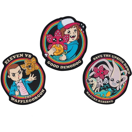 [8435497297633] Set 3 parches Stranger Things