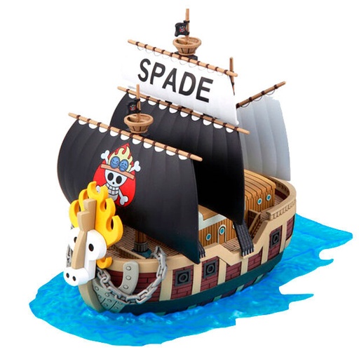 [4573102557223] Figura Model Kit Barco Spade Pirates Ship One Piece 15cm