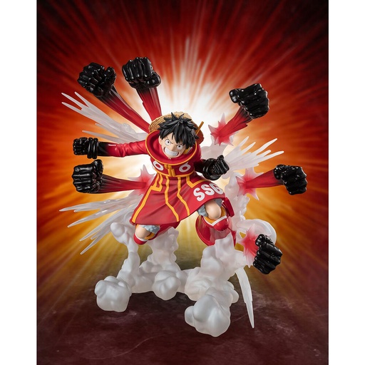 [4573102675040] Figura S.H. Figuarts Zero Monkey D Luffy Gum Gum Hawk Gatling Extra Battle One Piece 18cm