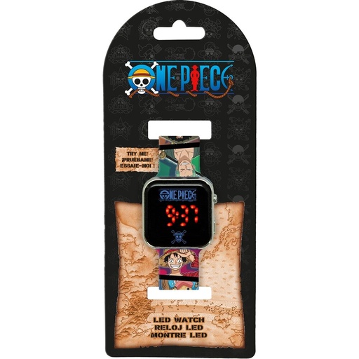[8435507889513] Reloj led One Piece