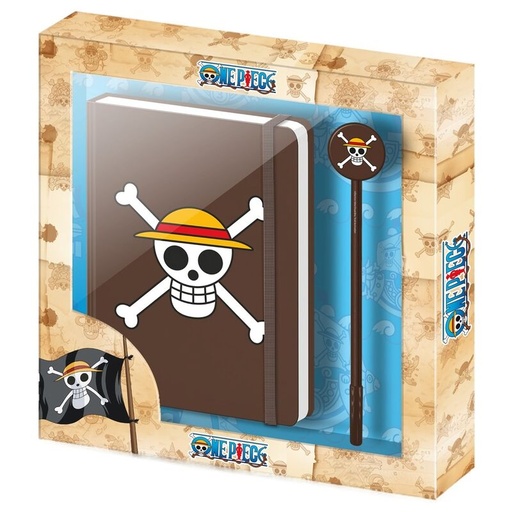 [8445118075427] Set diario + boligrafo One Piece