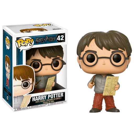[889698149365] Figura POP Harry Potter Harry with Marauders Map