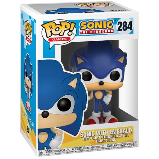 [889698201476] Figura POP Sonic with Emerald