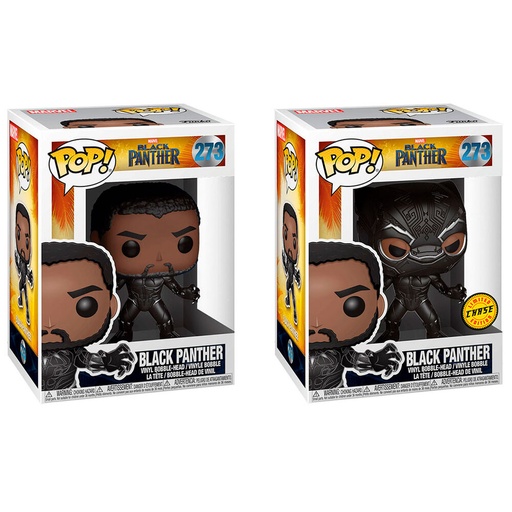 [889698231299 C6] Figura POP Marvel Black Panther 5 + 1 Chase