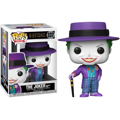 [889698477093 C6] Figura POP DC Comics Batman 1989 Joker with Hat 5 + 1 Chase