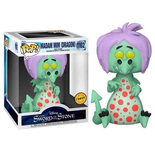 [889698491600 Chase] Figura POP Disney Merlin El Encantador Mim as Dragon Chase 15cm