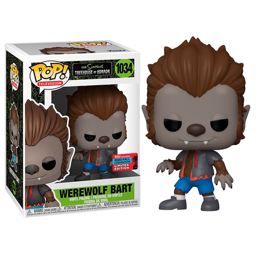 [889698501446] Figura POP The Simpsons Werewolf Bart Exclusive