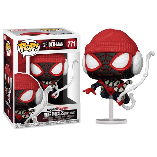 [889698546928] Figura POP Marvel Spiderman Miles Morales Winter Suit