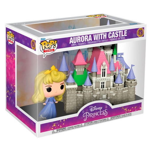 [889698563536] Figura POP Town Disney Princesas Aurora with Castle