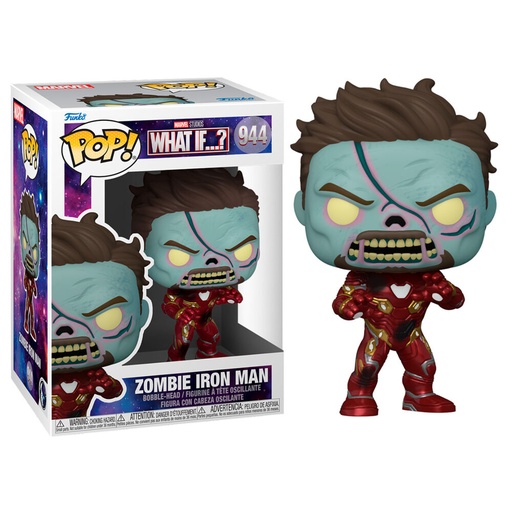 [889698573795] Figura POP Marvel What If Zombie Iron Man