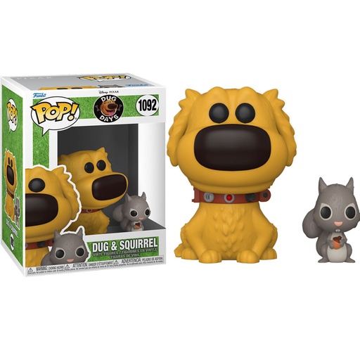 [889698573849] Figura POP Dug Days  Dug with Squirrel