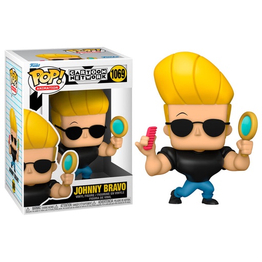 [889698577892] Figura POP Cartoon Network Johnny Bravo - Johnny with Mirror and Comb