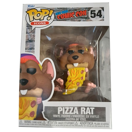 [889698586177] Figura POP New York Comiccon Pizza Rat