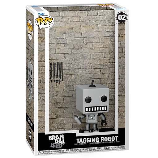 [889698615174] Figura POP Art Cover Brandalised Tagging Robot