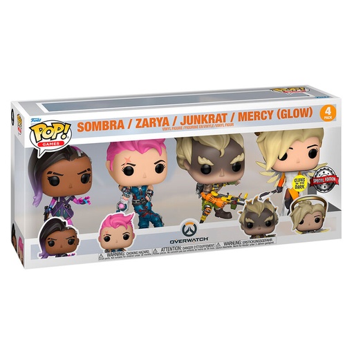 [889698617987] Blister 4 figuras POP Overwatch Exclusive