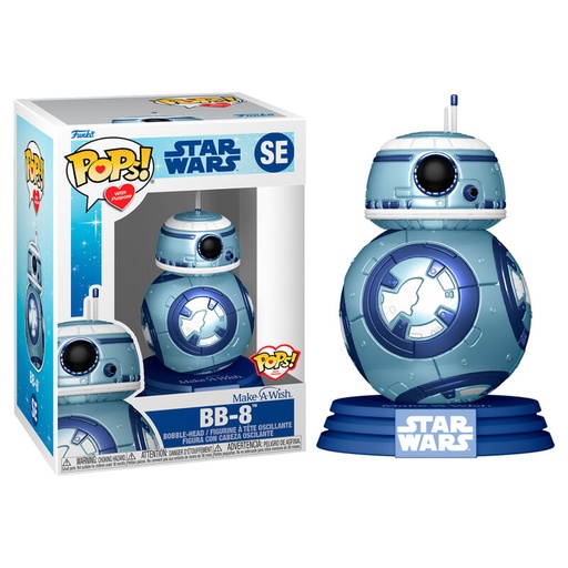 [889698636728] Figura POP Star Wars Make a Wish BB-8 Metallic
