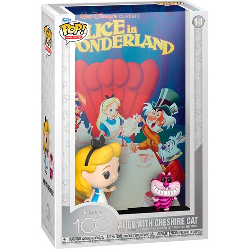 [889698674973] Figura POP Movie Poster Disney 100th Anniversary Alicia en el Pais de las Maravillas