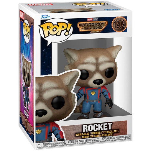 [889698675093] Figura POP Marvel Guardianes de la Galaxia 3 Rocket