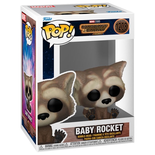 [889698675161] Figura POP Marvel Guardianes de la Galaxia 3 Baby Rocket
