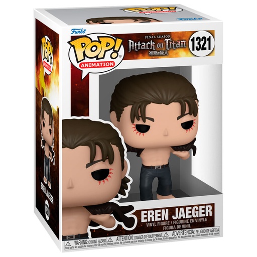 [889698679268] Figura POP Attack on Titan Eren Jeager