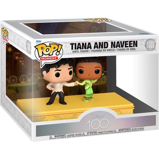 [889698679763] Figura POP Disney 100th Anniversary Tiana & Naveen