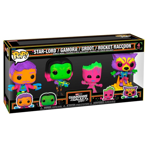 [889698691116] Blister 4 figuras POP Marvel Guardianes de la Galaxia 2 Exclusive