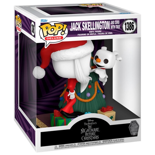 [889698723824] Figura POP Deluxe Disney Pesadilla Antes de Navidad 30th Anniversary Jack Skellington and Zero