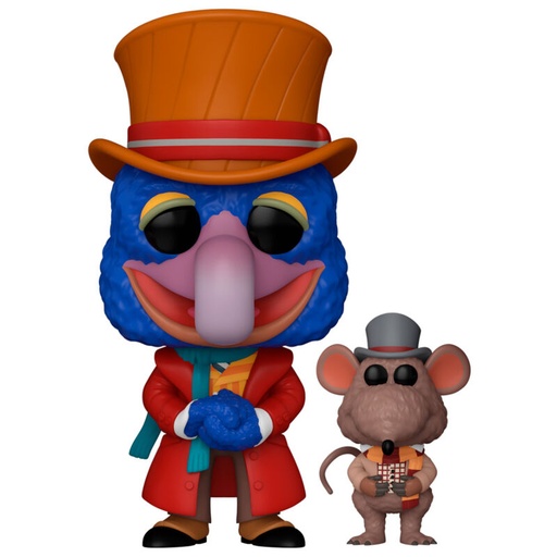 [889698724135] Figura POP Disney The Muppet Christmas Carol Charles Dickens with Rizzo
