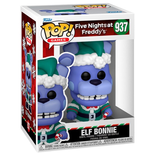 [889698724852] Figura POP Five Nights at Freddys Holiday Elf Bonnie