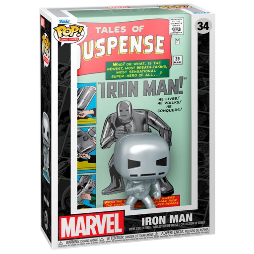 [889698725040] Figura POP Comic Cover Marvel Tales of Suspense Iron Man