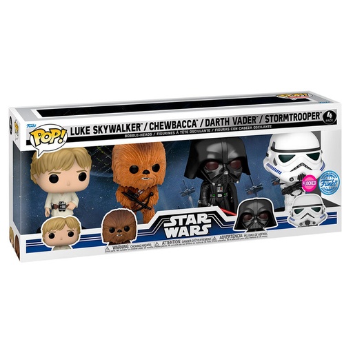 [889698741385] Blister 4 figuras POP Star Wars New Classics Exclusive