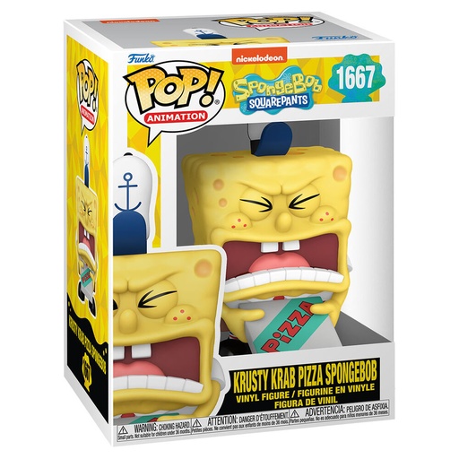 [889698757386] Figura POP Bob Esponja Krusty Krab Pizza Spongebob